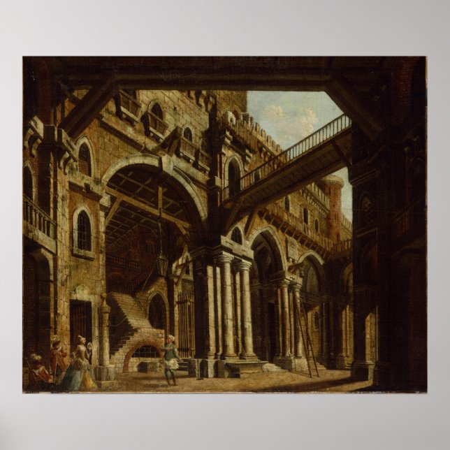 Poster Palco do Ato III da Ópera (Frente)