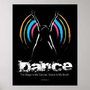 Poster Palco É Minha Canvas (Dança)