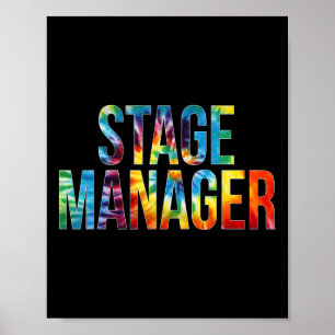 Poster Palco Gerente Tie Dye Apreciação Dia de Olá Byck
