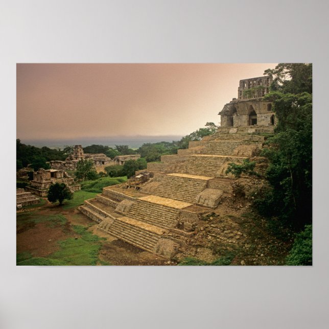 Pôster Palenque, Chiapas, México, Maia (Frente)