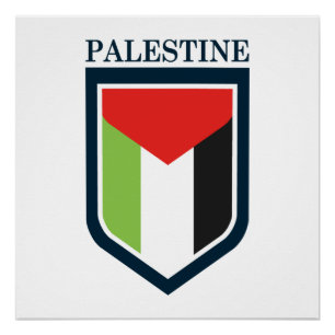 Pôster Palestina e Poster da bandeira palestina
