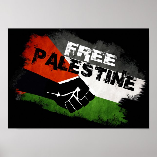 Poster Palestina livre (Frente)