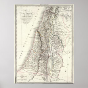 Pôster Palestina ou Terra Santa - A Terra Santa