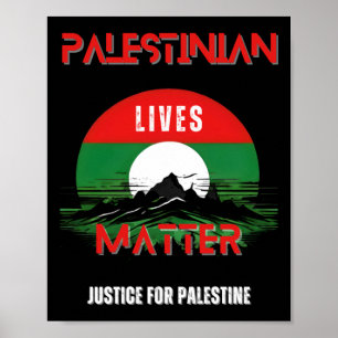 Poster Palestina Vive S - Justiça Para O Sticke