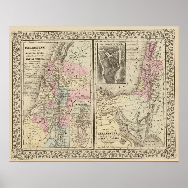 Poster Palestine, Israelites (Frente)