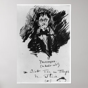 Pôster Palestrina em um terno preto