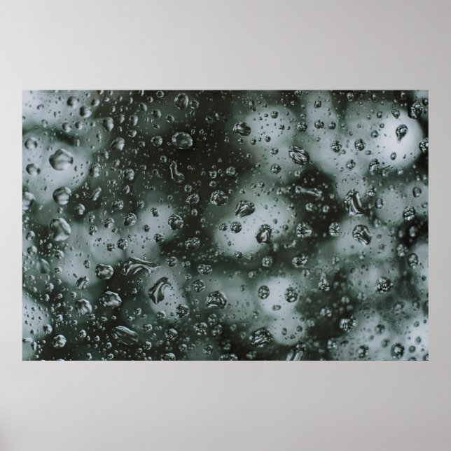 Poster Palha de água em vidro (Frente)