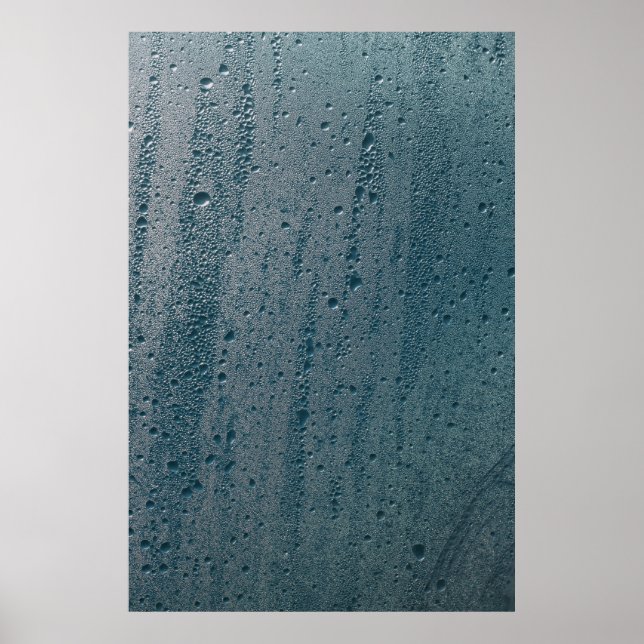 Poster Palha de água em vidro (Frente)