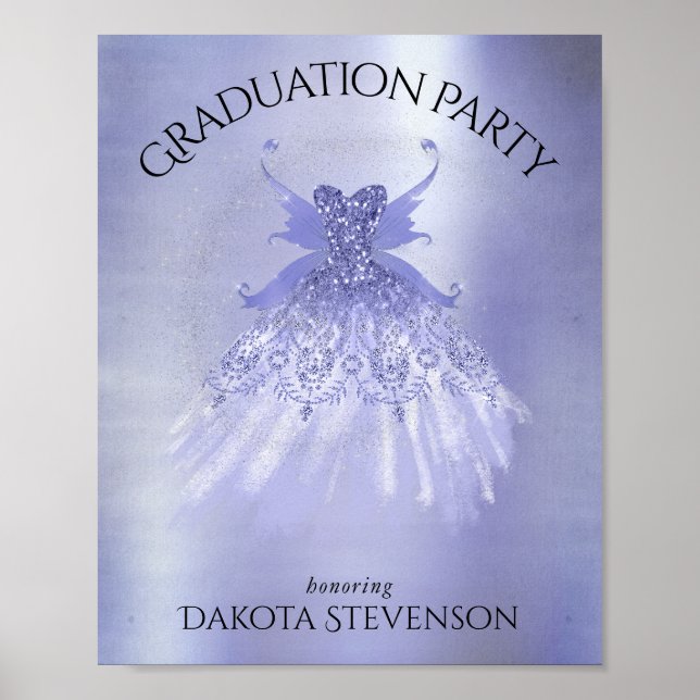 Poster Palhaço de Lavanda Wing | Sheen Roxo Iridescente (Frente)