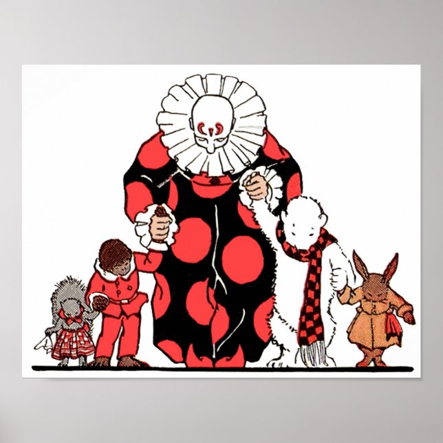 Poster palhaço e amigos tiram seu arco (Frente)