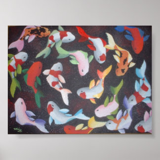 Pôster palhaço koi