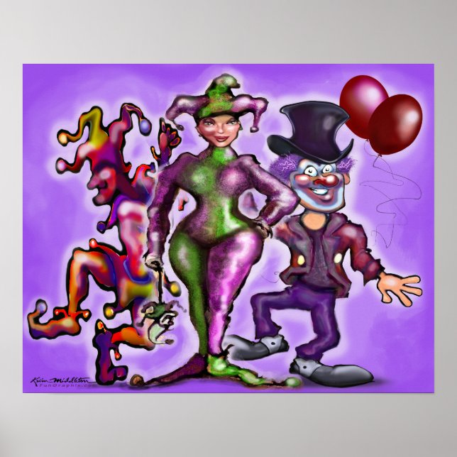 Poster Palhaços de Circo (Frente)