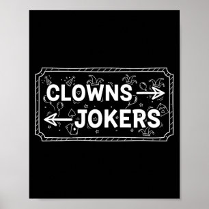 Poster Palhaços e malabaristas humor sarcástico direção h
