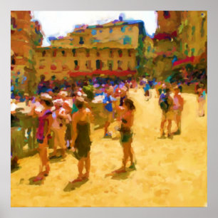 Pôster Palio em Siena