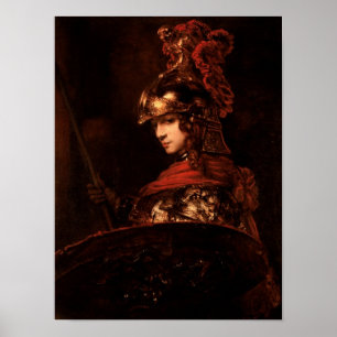 Poster Pallas Athena or, Armoured Figure, 1664-65