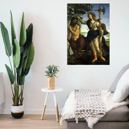 Pôster Pallas e o Centauro por Sandro Botticelli