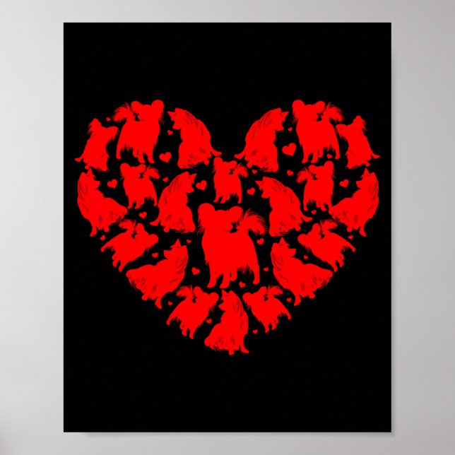 Poster Pallon Dog Lover Funny Love Heart Pallon Valentine (Frente)