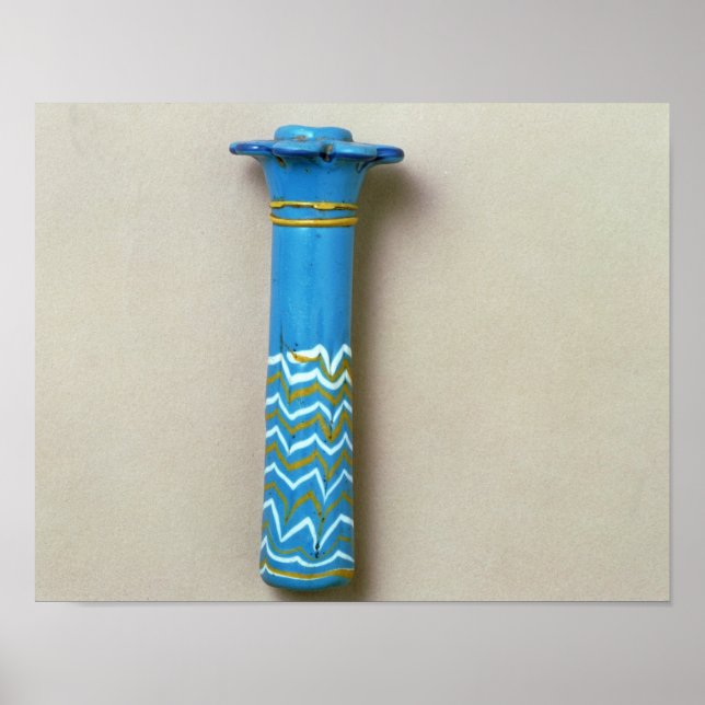 Poster Palm column kohl flask, from Amarna (Frente)