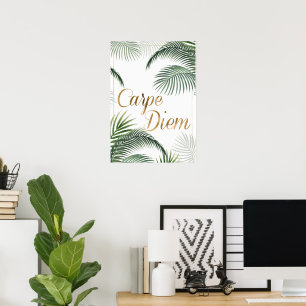 Poster Palm deixa Carpe Diem