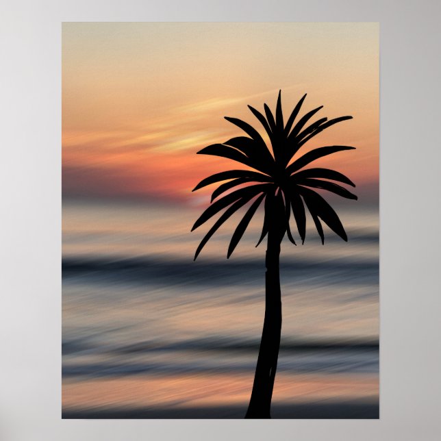 Poster Palm Sunset (Frente)
