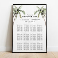Palm Tree Tropical | Gráfico mínimo de lugares par