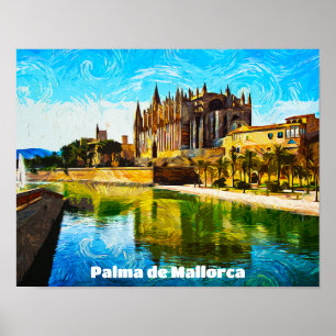 Poster Palma de Maiorca Baleares
