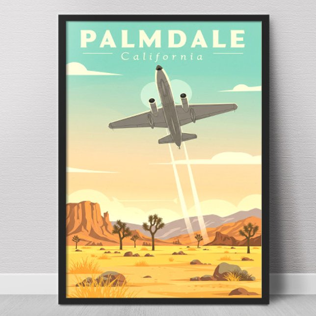 Poster Palmdale Califórnia Vintage (Criador carregado)