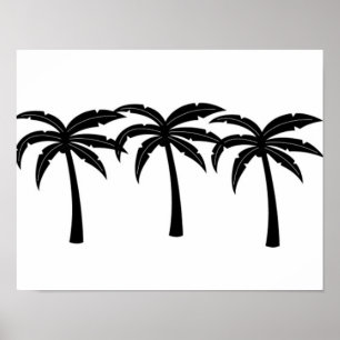 Pôster Palmeiras Tropicais