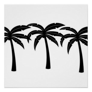 Pôster Palmeiras tropicais