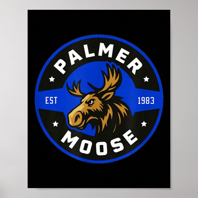 Poster Palmer Moose Hockey 2025  (Frente)