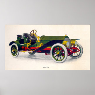 Poster Palmer-Singer Motor Cars Advertisement, 1909