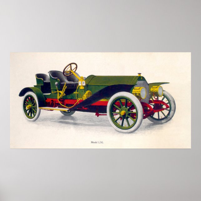 Poster Palmer-Singer Motor Cars Advertisement, 1909 (Frente)