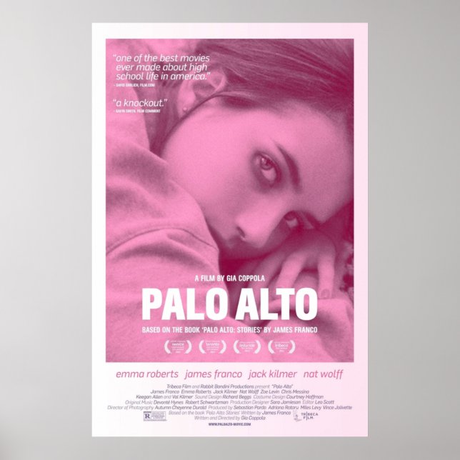 Poster Palo Alto Film (Frente)