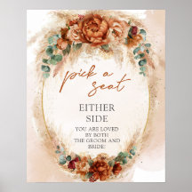 Pampas terracotta marroquino escolhe um assento de