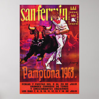 Poster Pamplona 1963