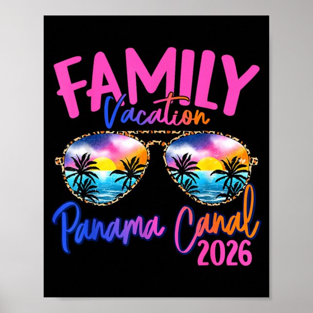 Poster Panama C Vacation 2026 Souvenir Matching Family Gr (Frente)