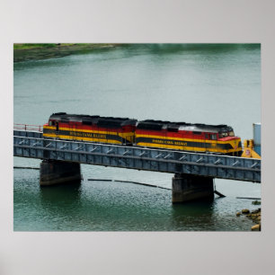 Pôster Panama Canal Train
