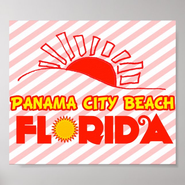 Poster Panama City Beach, Florida (Frente)