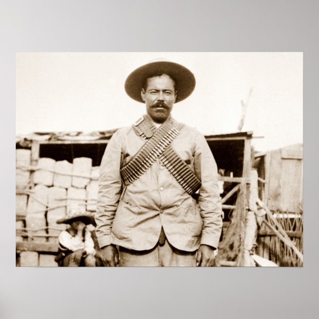 Poster Pancho Villa com bandoleiros (Frente)