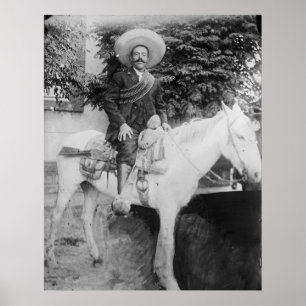 Poster Pancho Villa Mexicano Revolucionário Geral