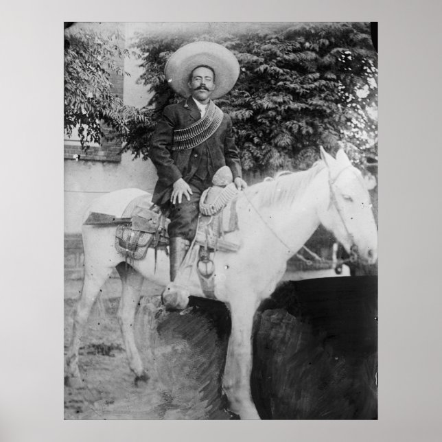 Poster Pancho Villa Mexicano Revolucionário Geral (Frente)