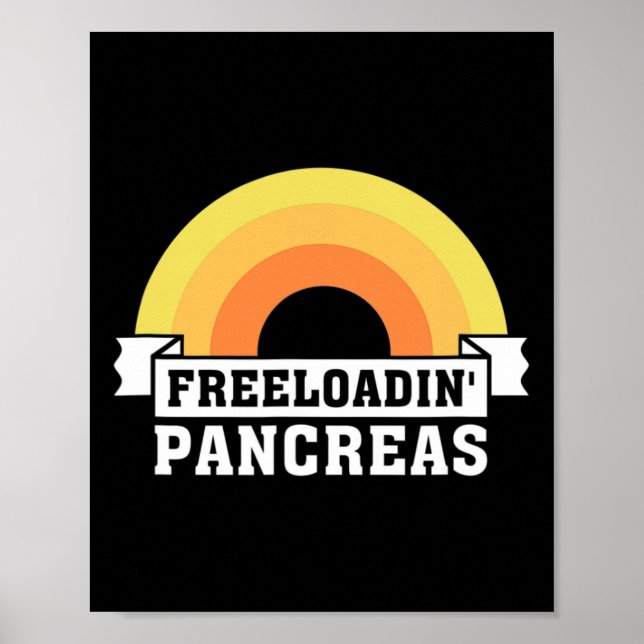 Poster Pâncreas de Libertação do T1d Tipo 1 (Frente)