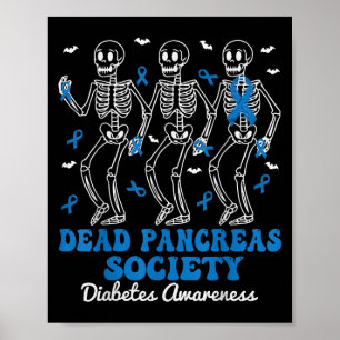 Poster Pâncreas morto Sociedade Diabetes Sensibilização E