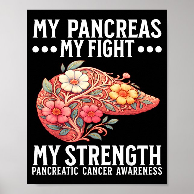 Poster Pancreatic Cancer Awareness Pancreatic Cancer  (Frente)