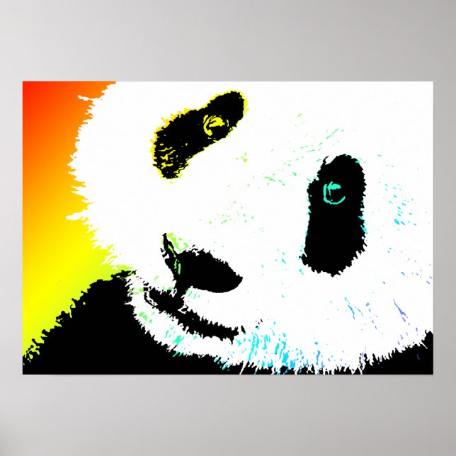Poster panda. (Frente)