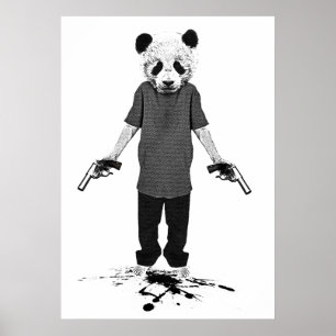 Pôster Panda Assassino