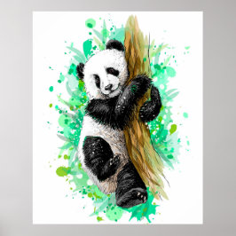 Poster Panda Bear