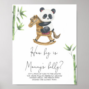 Poster Panda Bear - Quão grande é a barriga da mamãe jogo