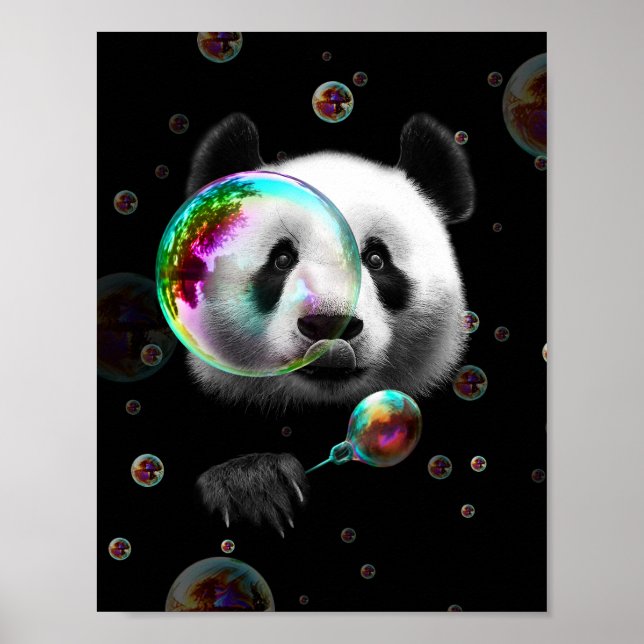 POSTER PANDA BUBBLE MAKER (Frente)