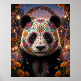 Poster Panda Caveira de Açúcar